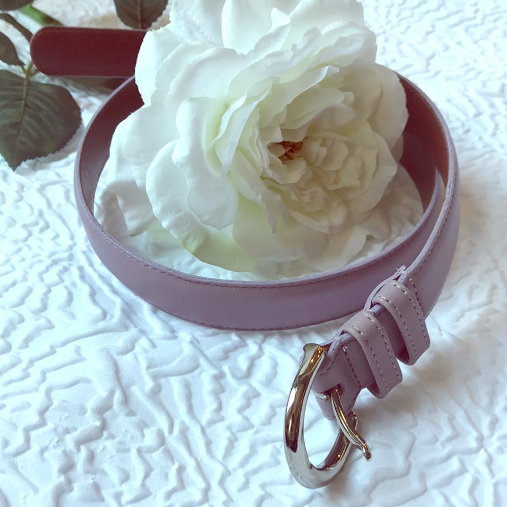 Coach Custom belt in lilac 🎀